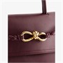 Кожаная сумка Bottega Veneta Ciao ciao с верхней ручкой, бордовый 25096257