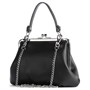Кожаная сумка через плечо Vivienne Westwood черная 26494487