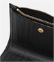 Кожаный кошелек на молнии с монограммой Saint Laurent, черный 2108796