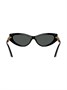 Versace Eyewear солнцезащитные очки в оправе 'кошачий глаз' с декором Medusa, черный 9975596