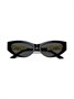 Versace Eyewear солнцезащитные очки в оправе 'кошачий глаз' с декором Medusa, черный 9975596