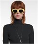 Солнцезащитные очки «кошачий глаз» Celine, желтый 2073091