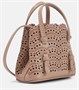 Кожаная мини-сумка через плечо Le Mina Alaïa, черный 2115079