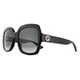 Квадратные черные серые солнцезащитные очки с градиентом GG0036SN Gucci, черный 7001524