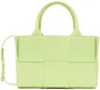 Зеленая мини-тоут Arco Bottega Veneta, цвет Fennel/Gold 7692735