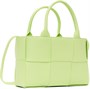 Зеленая мини-тоут Arco Bottega Veneta, цвет Fennel/Gold 7692735