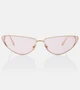 Солнцезащитные очки MissDior B1U в оправе «кошачий глаз» Dior Eyewear, розовый 2075973