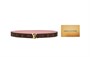 Женский кожаный ремень Louis Vuitton, темно-коричневый/розовый 11433428