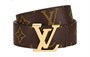 Женский кожаный ремень Louis Vuitton, темно-коричневый/розовый 11433428