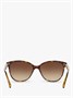 Женские солнцезащитные очки кошачий глаз Burberry BE4216, темно-гаванский/коричневый с градиентом 2527962