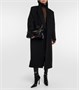 Сумка-шоппер niki из жатой кожи Saint Laurent, черный 5979306