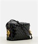 Мини-сумка Loop из кожи через плечо Bottega Veneta, Black/M Brass 25620349