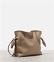 Фламенко миниатюрный кожаный клатч Loewe, песочный 25641397