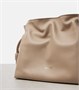 Фламенко миниатюрный кожаный клатч Loewe, песочный 25641397
