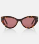 Солнцезащитные очки diorsignature b7i в кошачьем глазу Dior Eyewear, коричневый 5984921