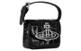 Сумка мини Vivienne Westwood из кожи коровы Линда черная женская 26494653