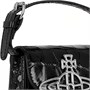 Сумка мини Vivienne Westwood из кожи коровы Линда черная женская 26494653