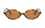 MIU MIU Тортилловые овальные солнцезащитные очки, Brown 27984102