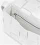 Сумка через плечо Cassette из кожи Bottega Veneta, белый 2123842