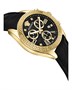 Часы Greca Chrono из кожи Versace, цвет black/ip yellow gold/black 23580846