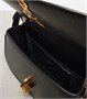Миниатюрная кожаная сумка Solferino через плечо Saint Laurent, нуар 25628480