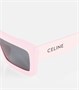 Солнцезащитные очки прямоугольной формы Celine, розовый 2073197