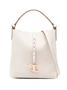 Сумка-ведро Mini T из натуральной кожи TOD'S, нейтральный 26634814