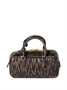 Стеганая сумка-тоут Arcadie MIU MIU, коричневый 26576975