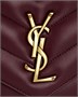 Сумка Loulou Large с цепочкой Saint Laurent, Light Hot Wine 27099776