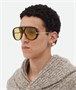 Солнцезащитные очки-авиаторы Drop Bottega Veneta, желтый/черный 21545983