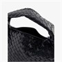 Сумка-Хобо из кожи Intrecciato-Weave среднего размера Bottega Veneta, черный 17513118