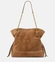 Сумка-тоут Jamie 4.3 Medium из замши Saint Laurent, Golden Leaf 25639786