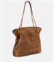 Сумка-тоут Jamie 4.3 Medium из замши Saint Laurent, Golden Leaf 25639786