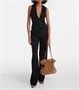 Сумка-тоут Jamie 4.3 Medium из замши Saint Laurent, Golden Leaf 25639786
