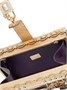 Декорированный клатч Dolce Box DOLCE & GABBANA, золотой 25697252