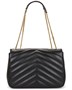 Сумка Loulou Large с цепочкой Saint Laurent, Nero 27099745