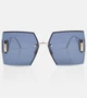 Солнцезащитные очки 30Montaigne S7U в квадратной оправе Dior Eyewear, синий 2075812