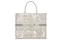 Сумка-шоппер BookTote с вышивкой, серая, DIOR 26478141