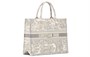Сумка-шоппер BookTote с вышивкой, серая, DIOR 26478141