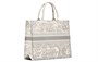 Сумка-шоппер BookTote с вышивкой, серая, DIOR 26478141