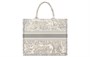 Сумка-шоппер BookTote с вышивкой, серая, DIOR 26478141