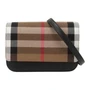 Женская сумка Burberry из замши и кожи, черная 27895941