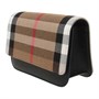 Женская сумка Burberry из замши и кожи, черная 27895941