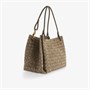 Сумка через плечо Bottega Veneta из замши плетеная, зеленый 25088620