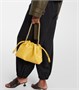Средний кожаный клатч Flamenco Loewe, желтый 25620263