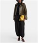 Средний кожаный клатч Flamenco Loewe, желтый 25620263