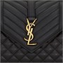 Конверт Сумка-конверт из ягненка Кроссбоди Через плечо Женская Черная SAINT LAURENT 26498052