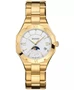 Женские часы Swiss Be Balmain Moonphase Diamond (1/20 ct. t.w.) с бриллиантами, позолоченные PVD, из нержавеющей стали, браслетные, 33 мм 25272474