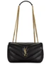 Маленькая сумка Loulou на цепочке Saint Laurent, Nero 27099734