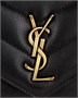 Маленькая сумка Loulou на цепочке Saint Laurent, Nero 27099734